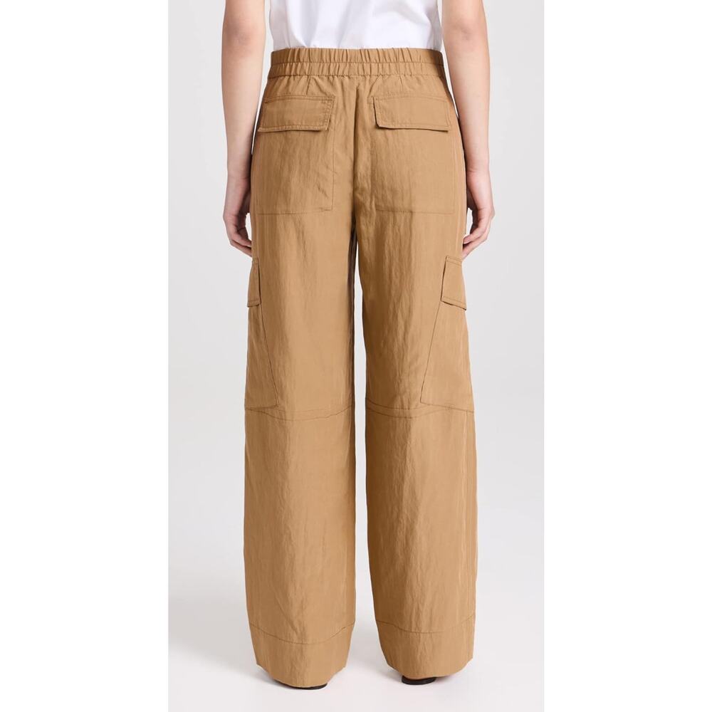 VINCE NWT Mid-Rise Fluid Cargo Trouser Pants Brown Nile Sz 16 Gorpcore $395 MSRP - Picture 4 of 10